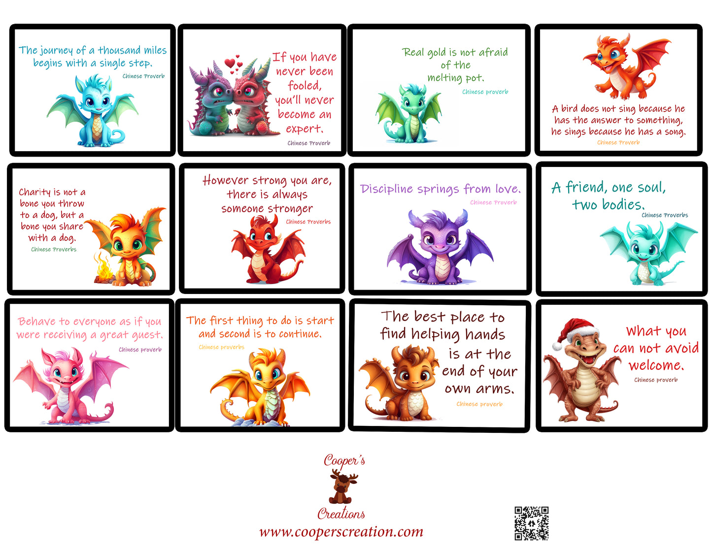 Cute Dragons Calendar