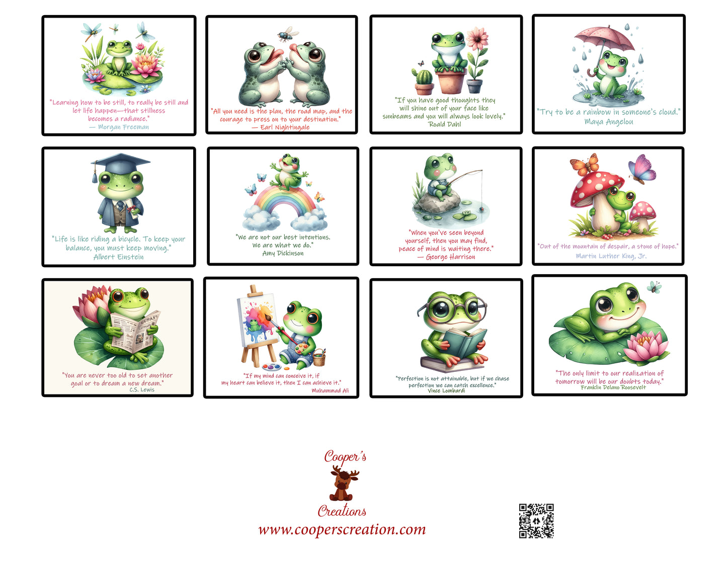 Frog Inspirational Calendar