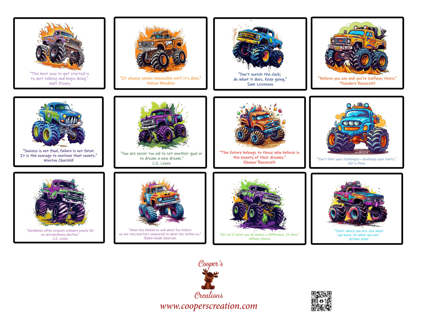 Monster Truck Calendar