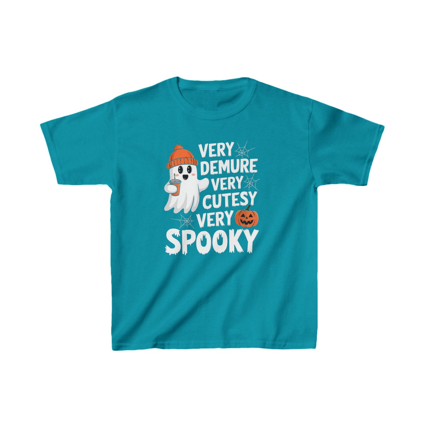 Very Demure Very Cutesy Very Spooky Kids Heavy Cotton™ Tee