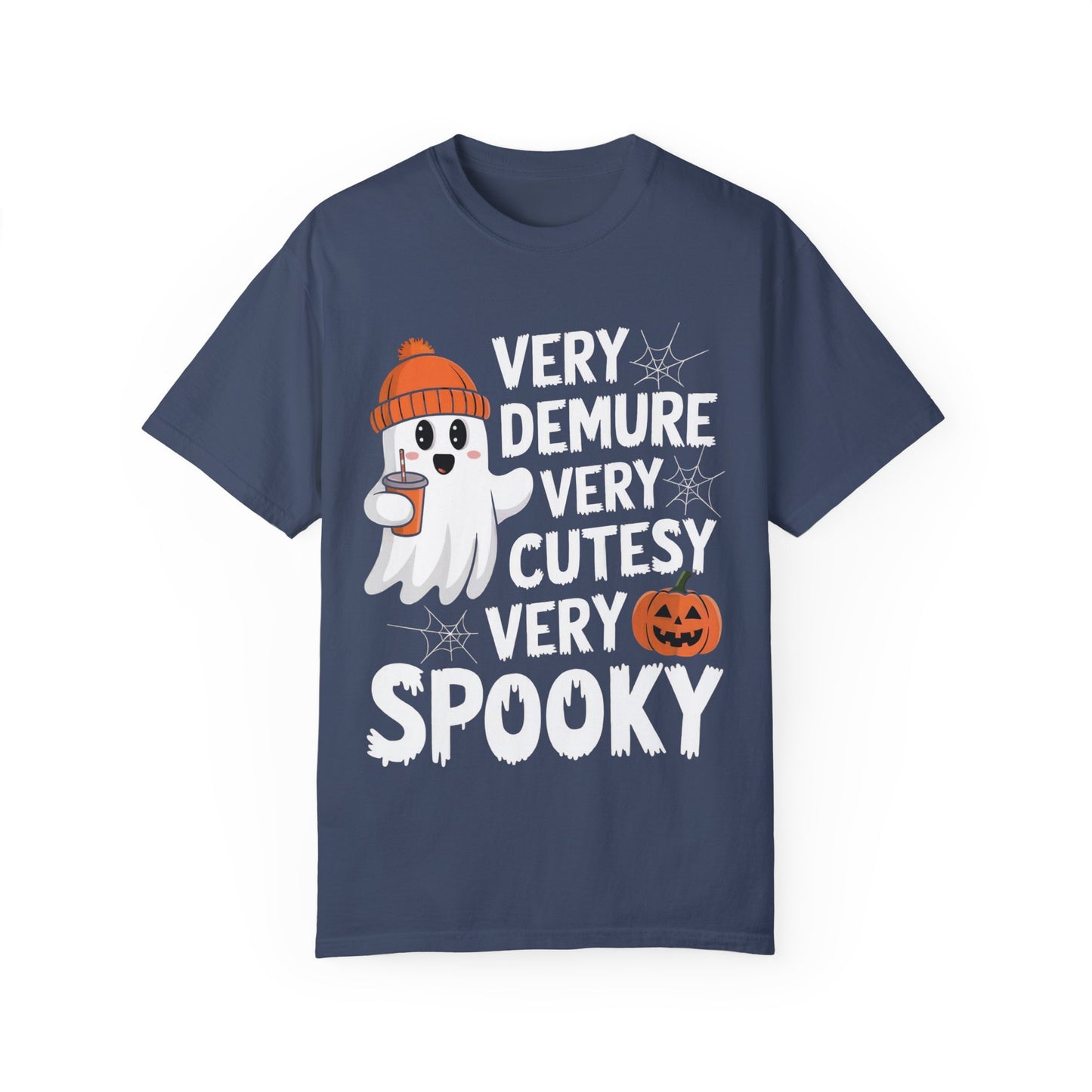 Very Demure Very Cutesy Very Spooky Unisex Garment-Dyed T-shirt