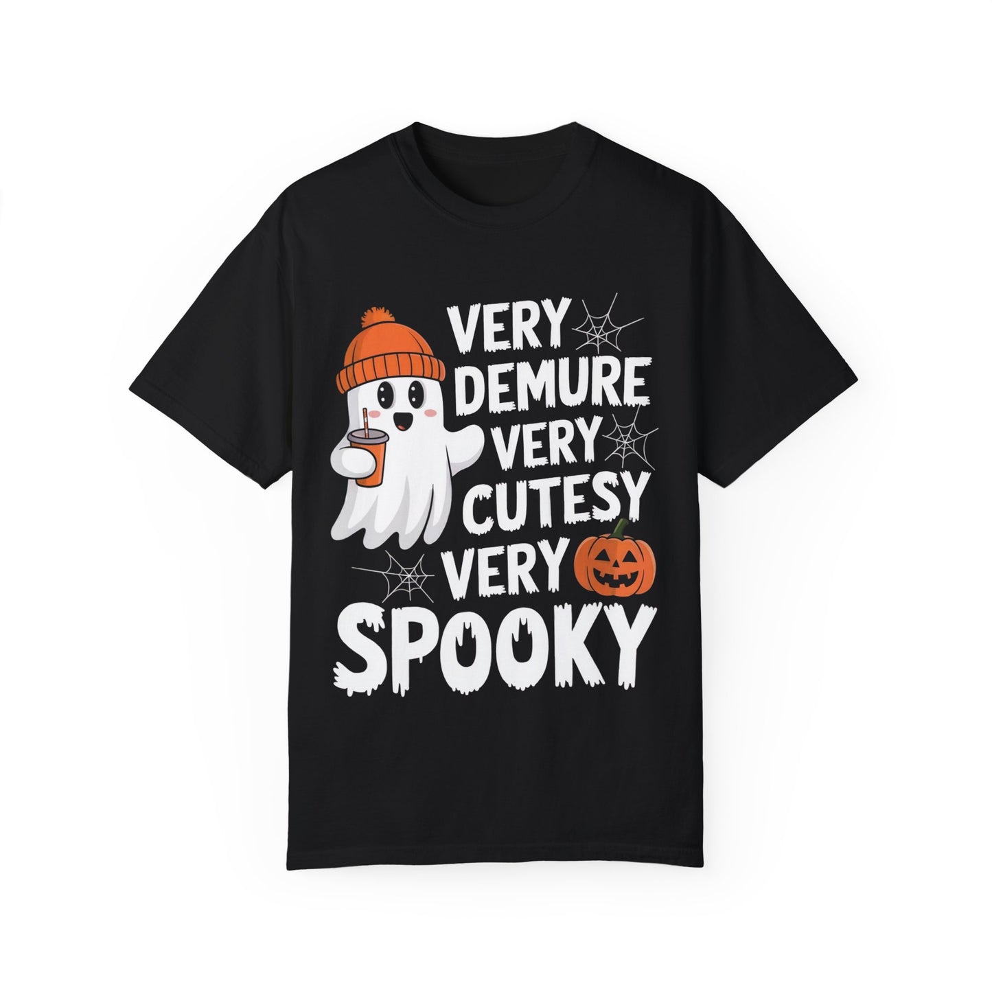 Very Demure Very Cutesy Very Spooky Unisex Garment-Dyed T-shirt