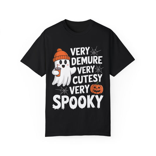 Very Demure Very Cutesy Very Spooky Unisex Garment-Dyed T-shirt