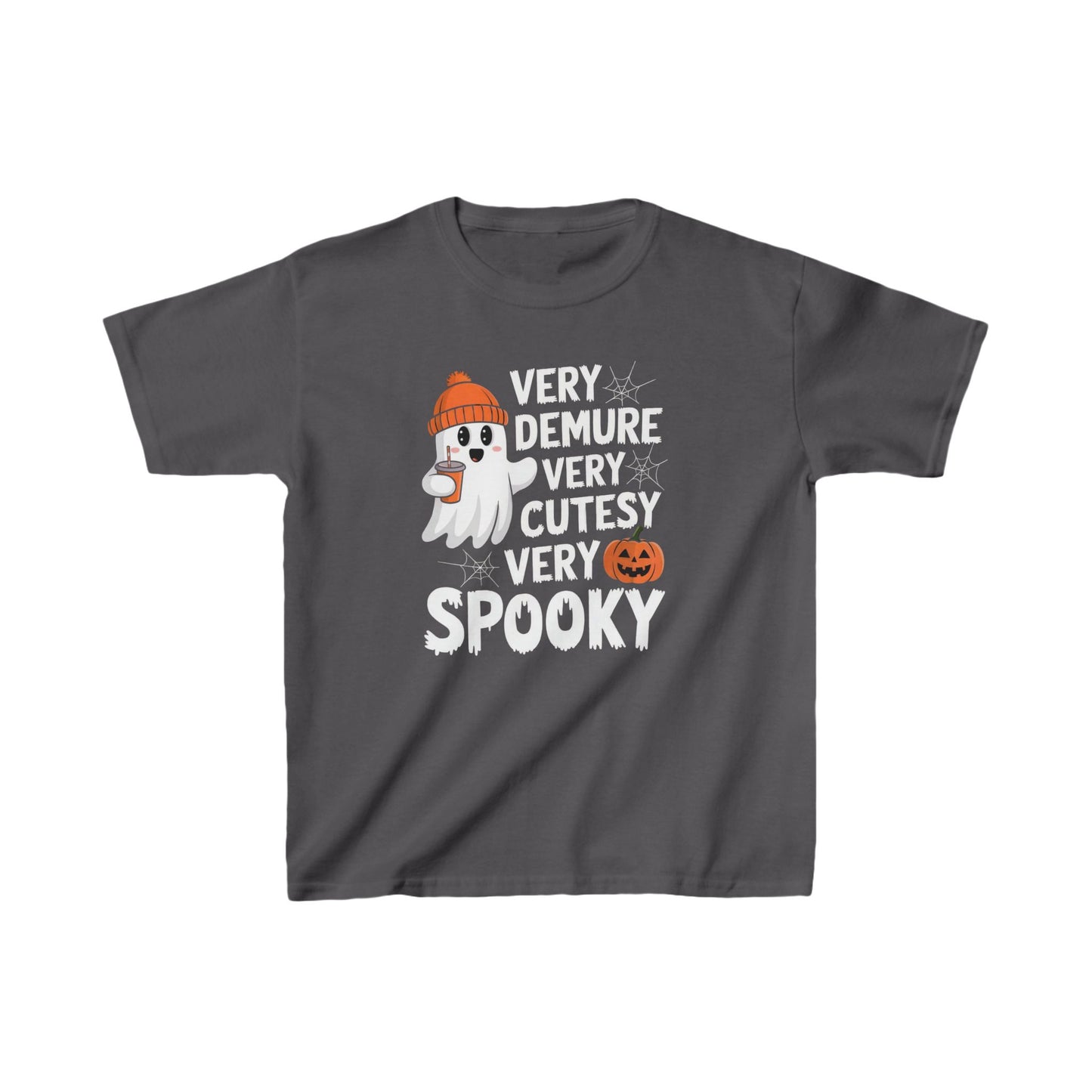 Very Demure Very Cutesy Very Spooky Kids Heavy Cotton™ Tee