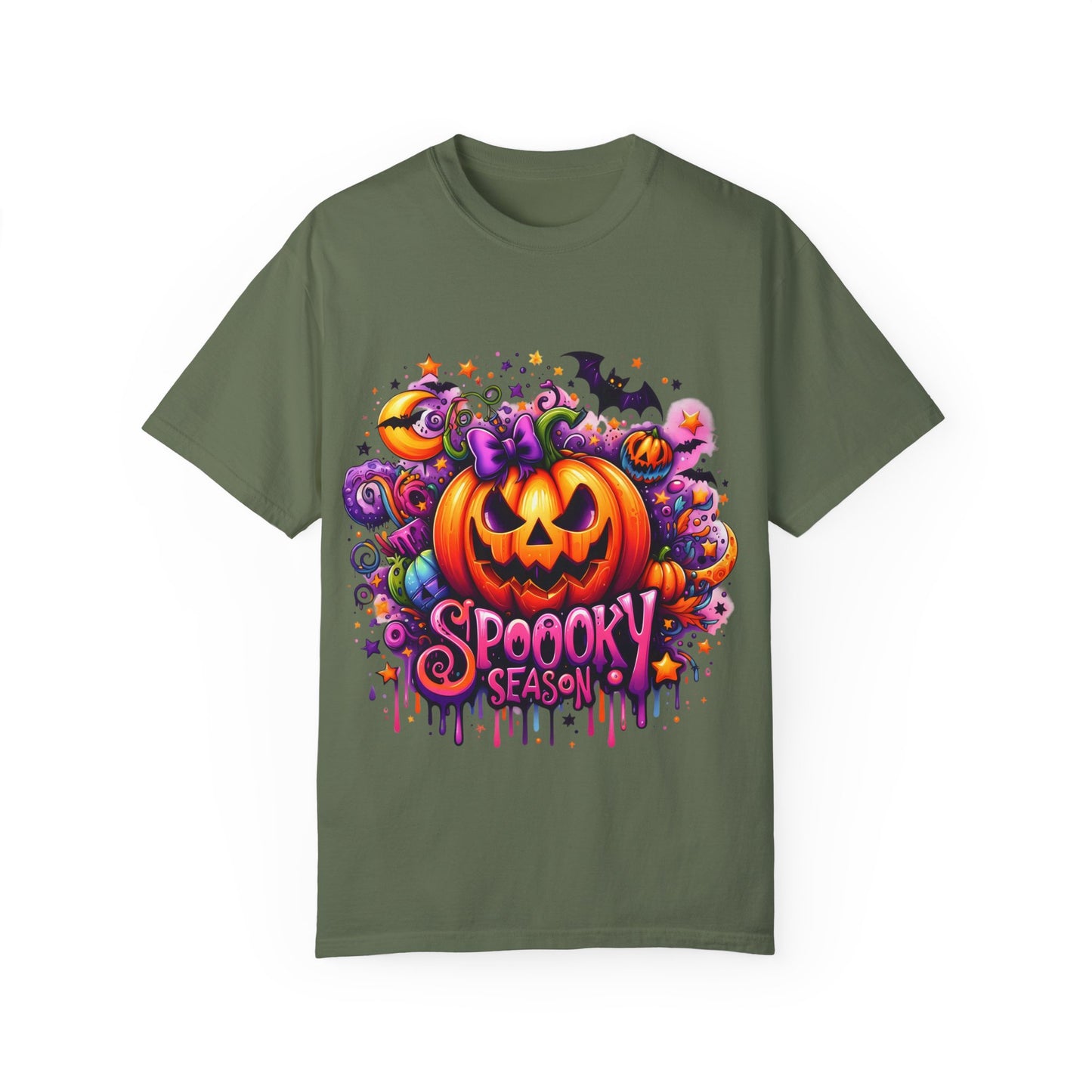 Spooky Season Unisex Garment-Dyed T-shirt