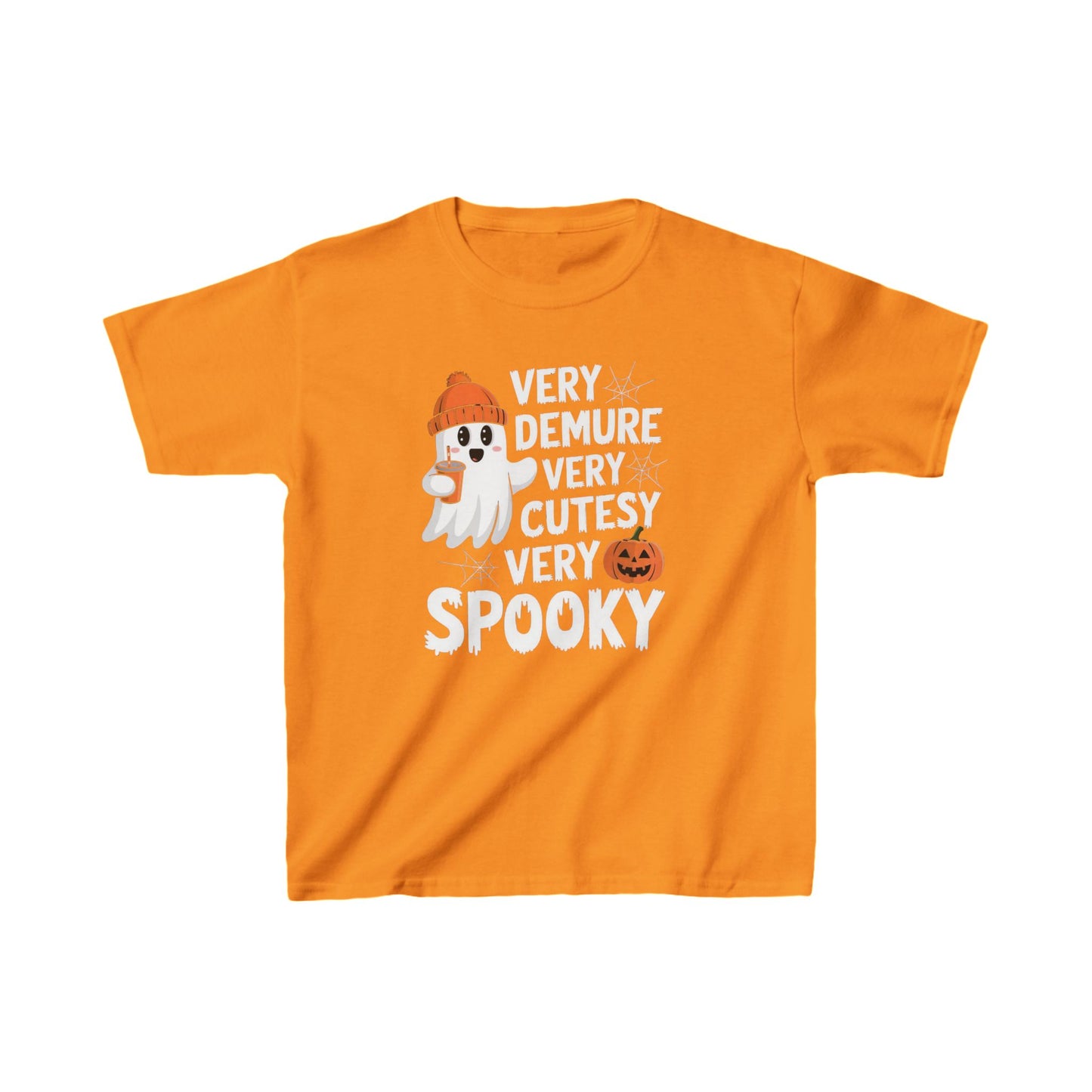 Very Demure Very Cutesy Very Spooky Kids Heavy Cotton™ Tee