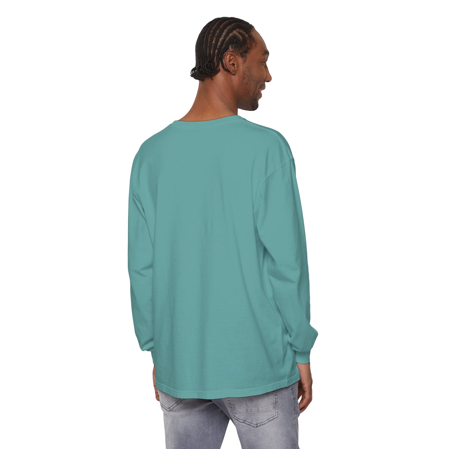 Very Demure Very Cutesy Very Spooky Unisex Garment-dyed Long Sleeve T-Shirt