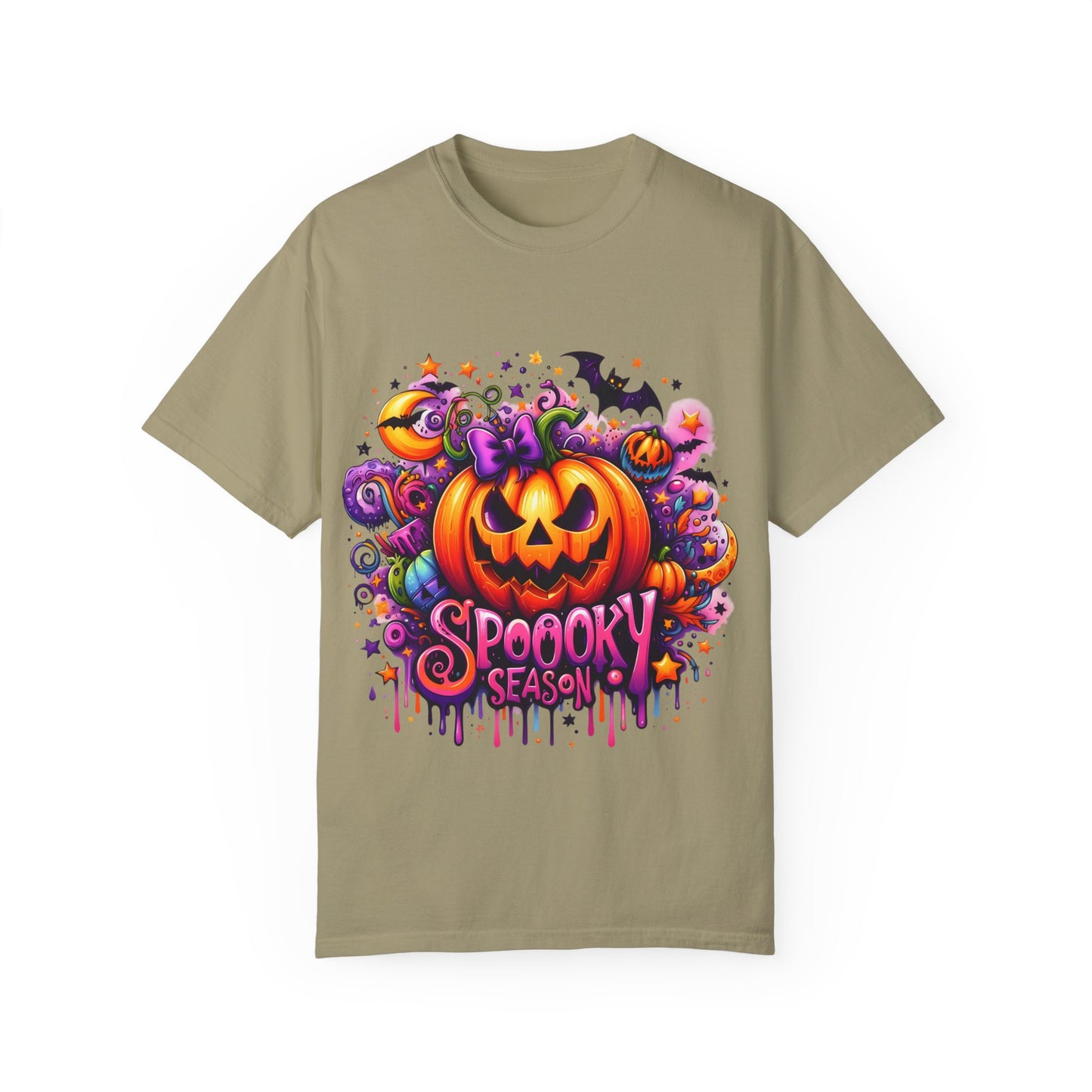 Spooky Season Unisex Garment-Dyed T-shirt