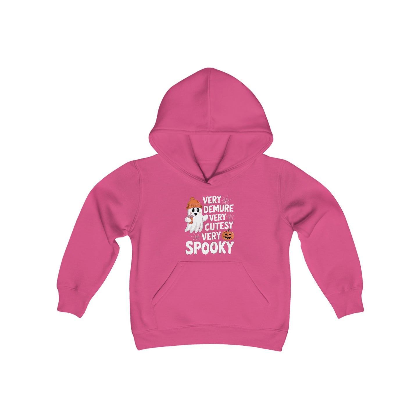 Very Demure Very Cutesy Very Demure Youth Heavy Blend Hooded Sweatshirt