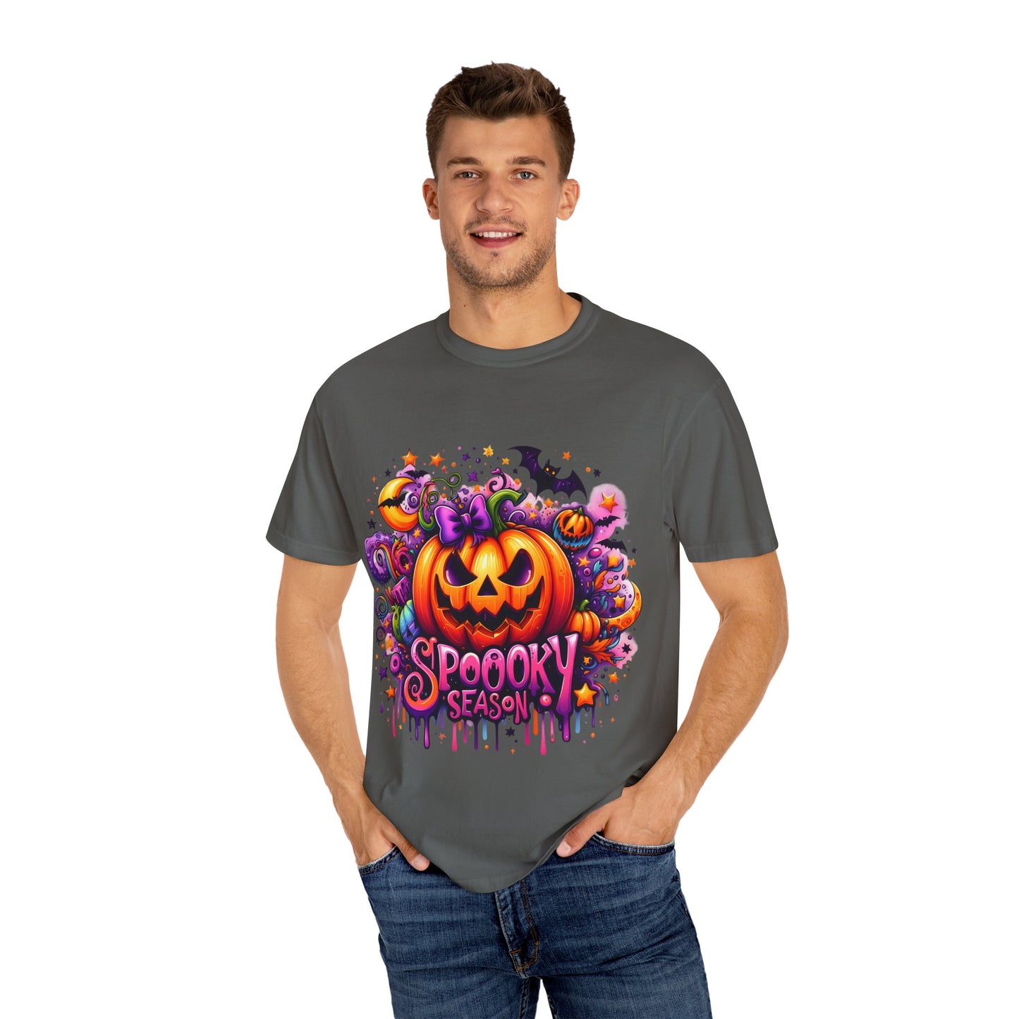 Spooky Season Unisex Garment-Dyed T-shirt