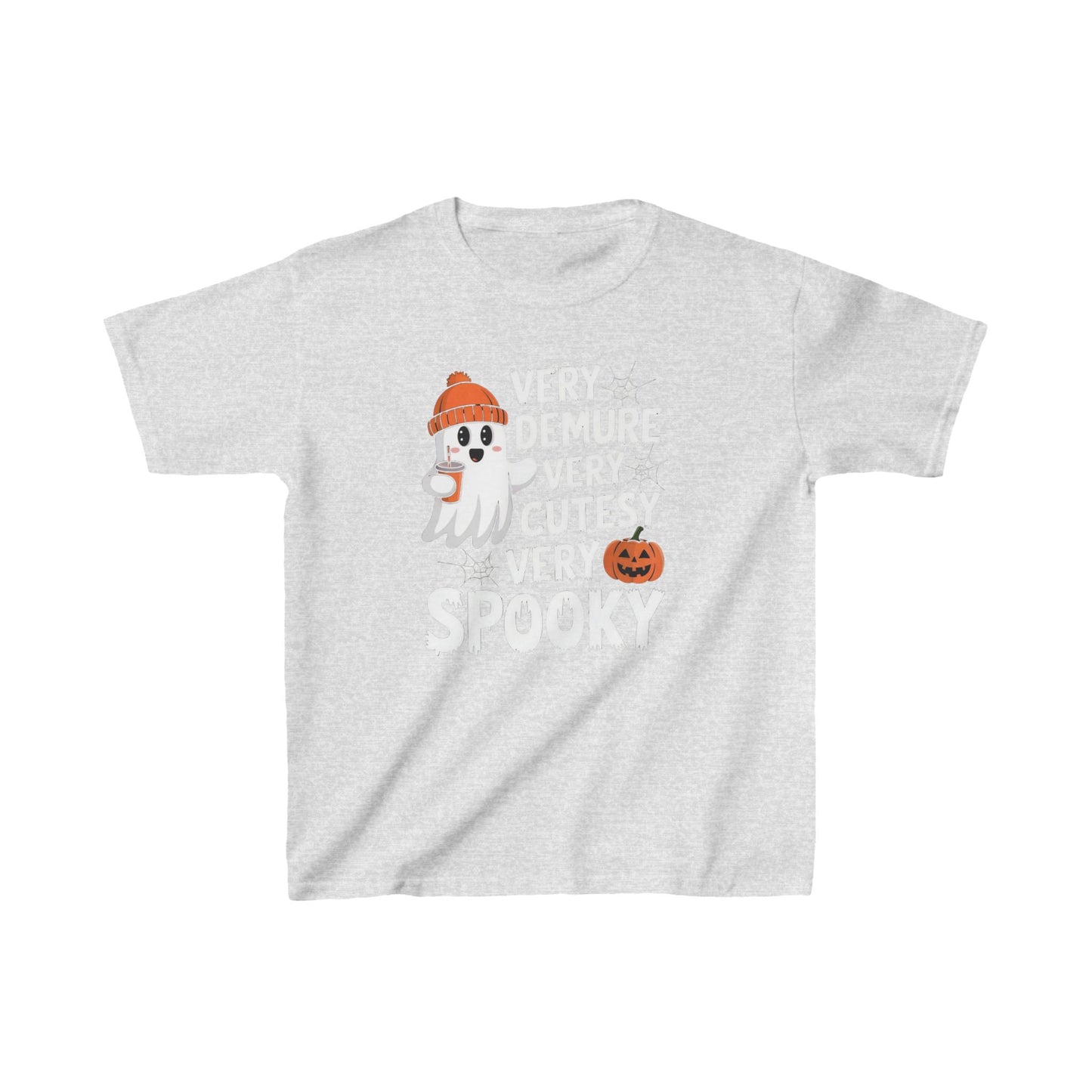 Very Demure Very Cutesy Very Spooky Kids Heavy Cotton™ Tee