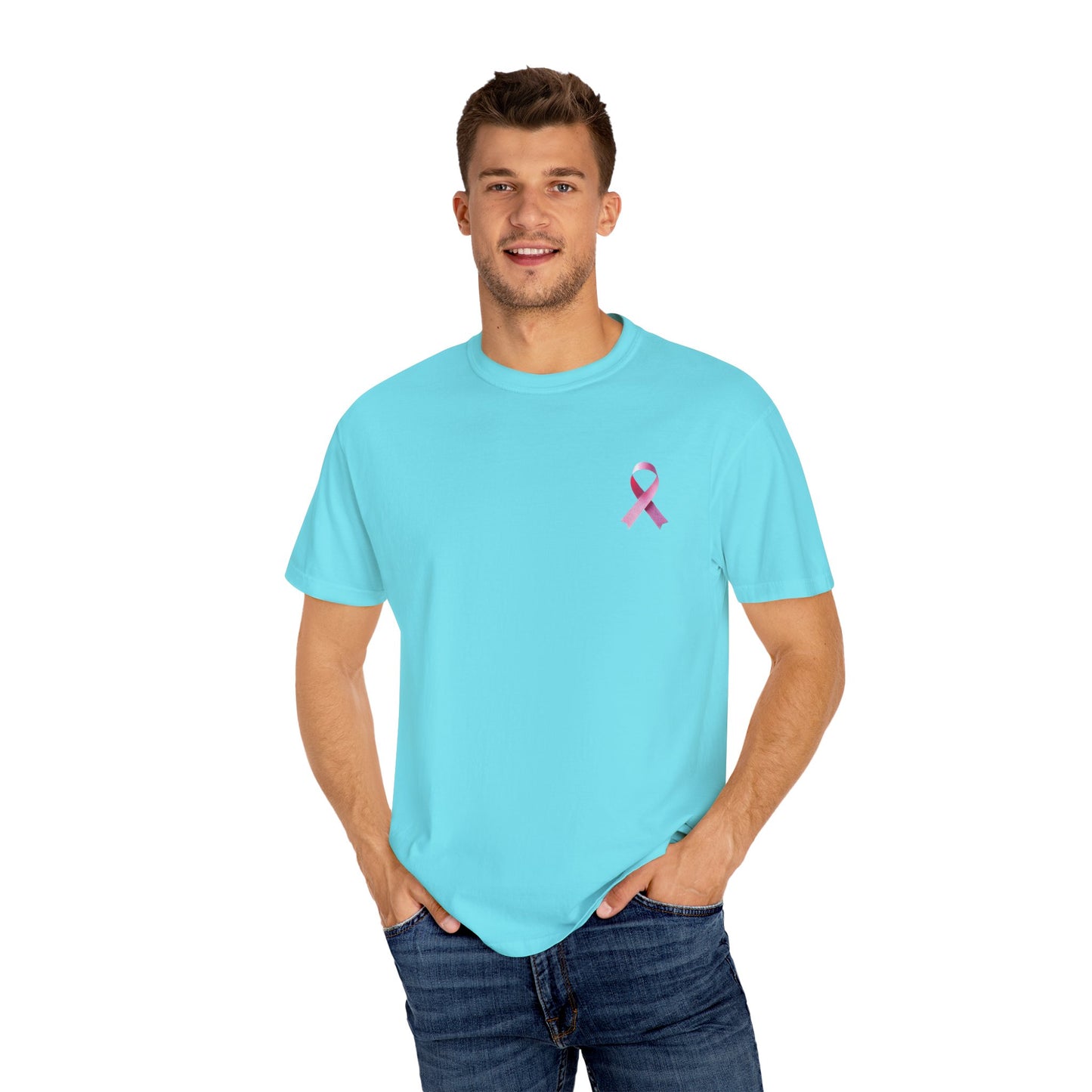 In October We Wear Pink Unisex Garment-Dyed T-shirt