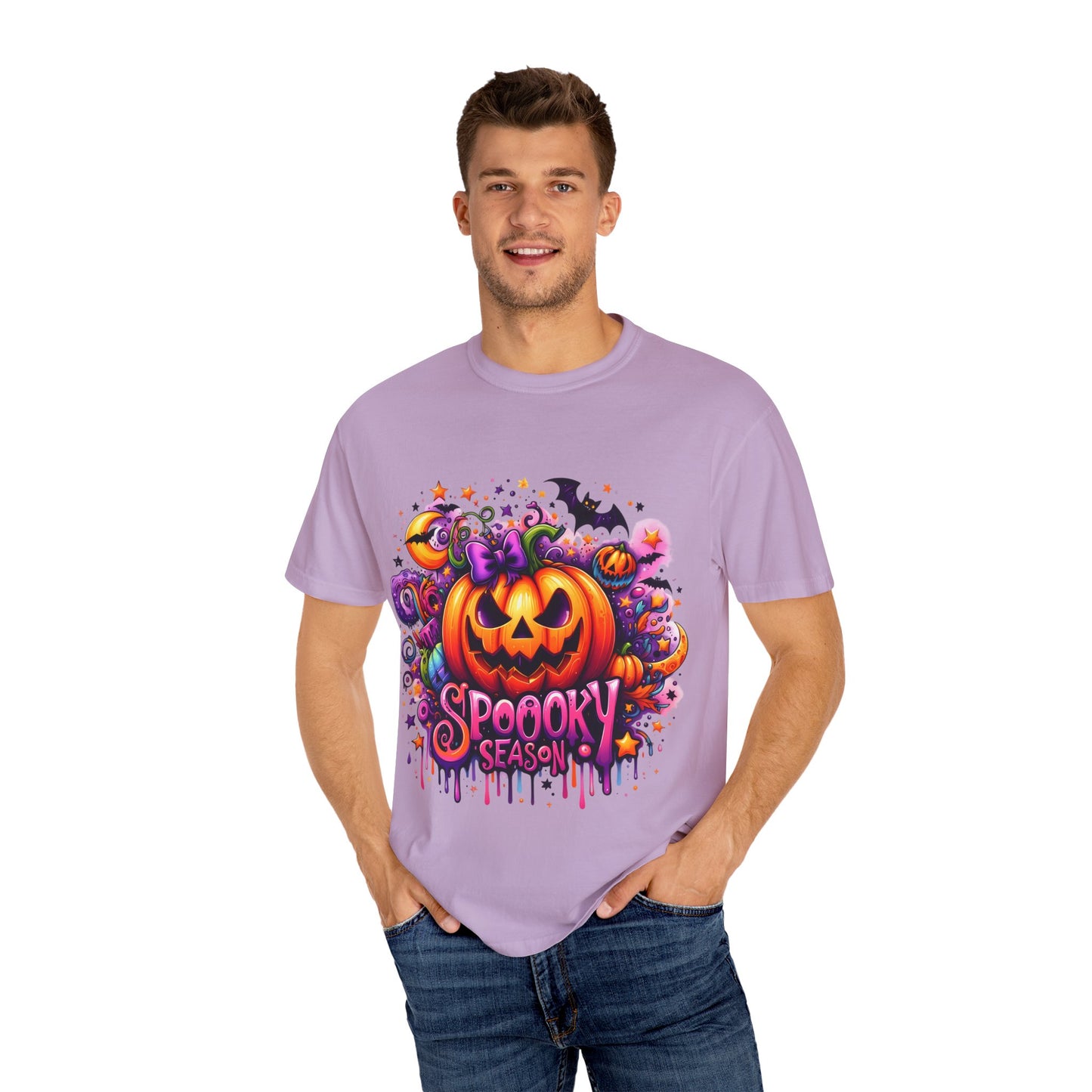 Spooky Season Unisex Garment-Dyed T-shirt