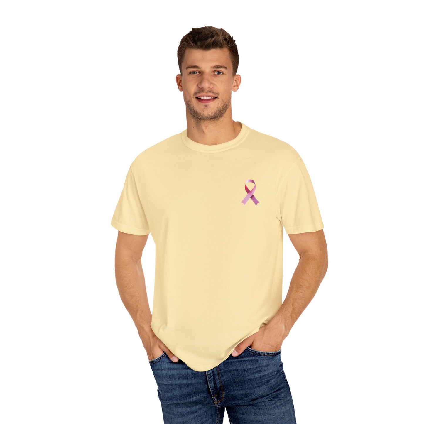 In October We Wear Pink Unisex Garment-Dyed T-shirt