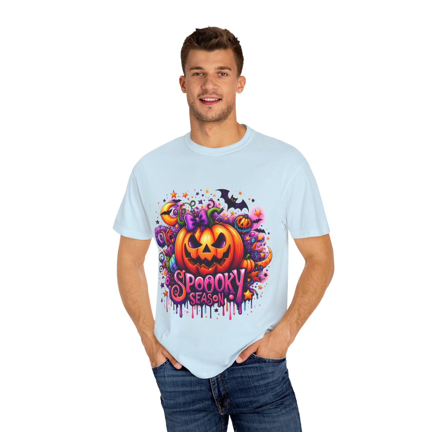 Spooky Season Unisex Garment-Dyed T-shirt