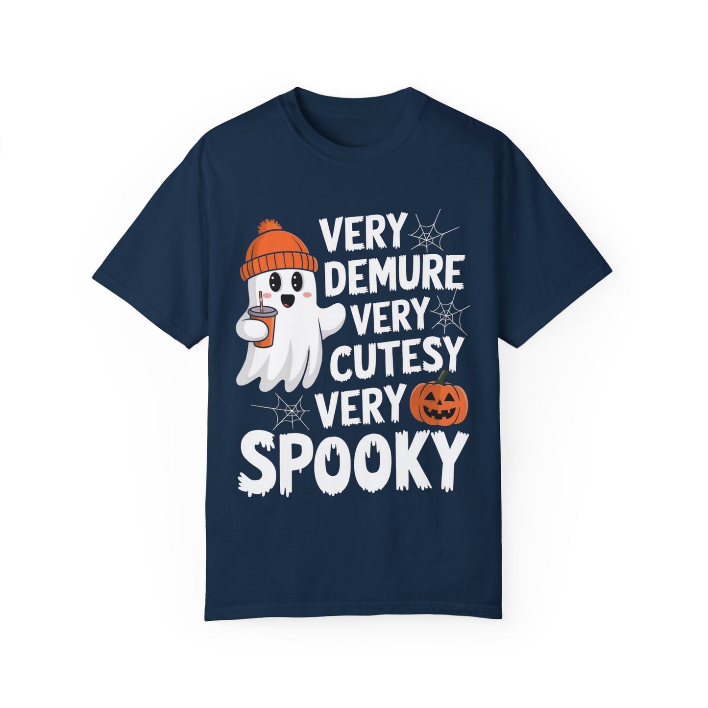 Very Demure Very Cutesy Very Spooky Unisex Garment-Dyed T-shirt