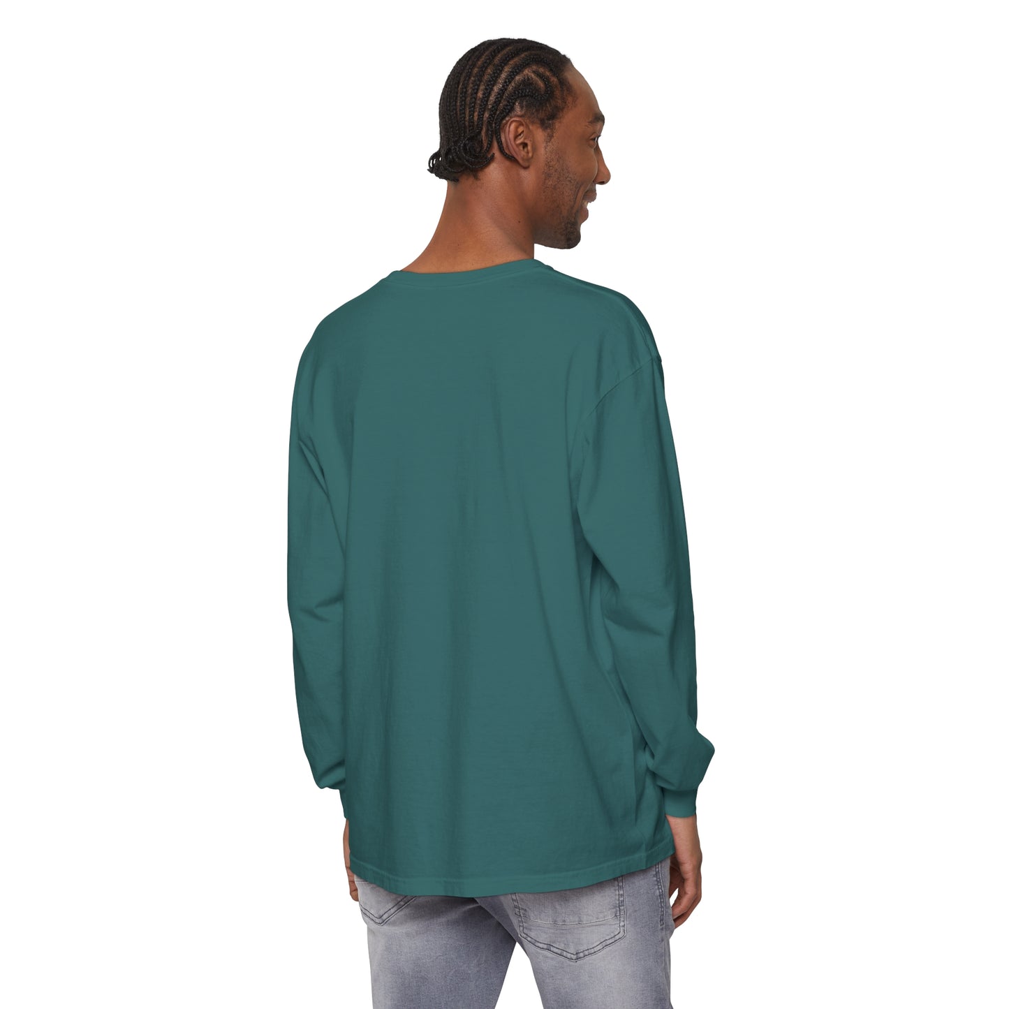 Very Demure Very Cutesy Very Spooky Unisex Garment-dyed Long Sleeve T-Shirt