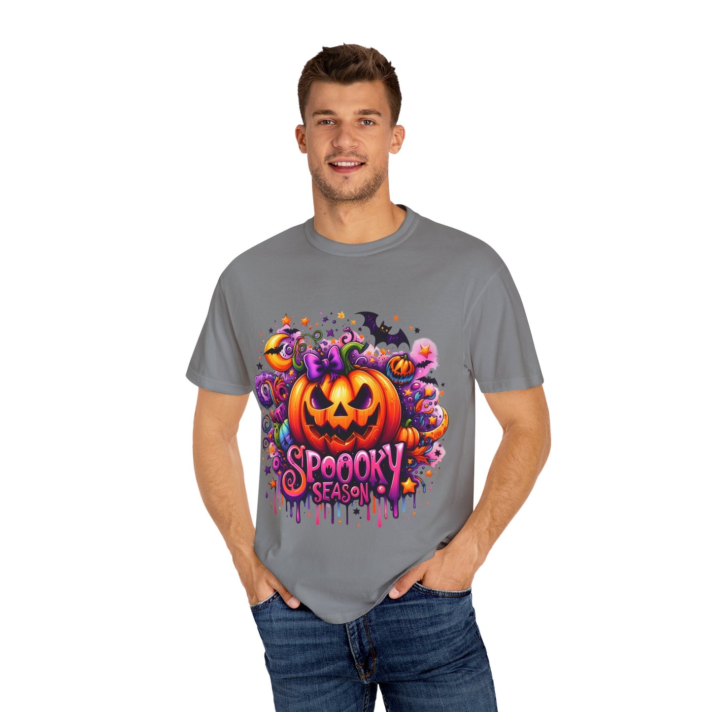 Spooky Season Unisex Garment-Dyed T-shirt