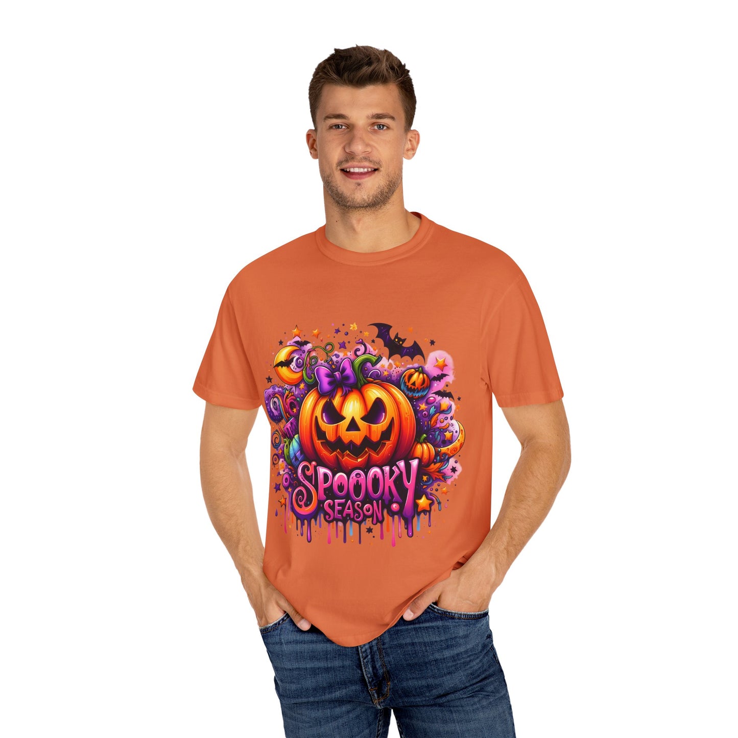 Spooky Season Unisex Garment-Dyed T-shirt