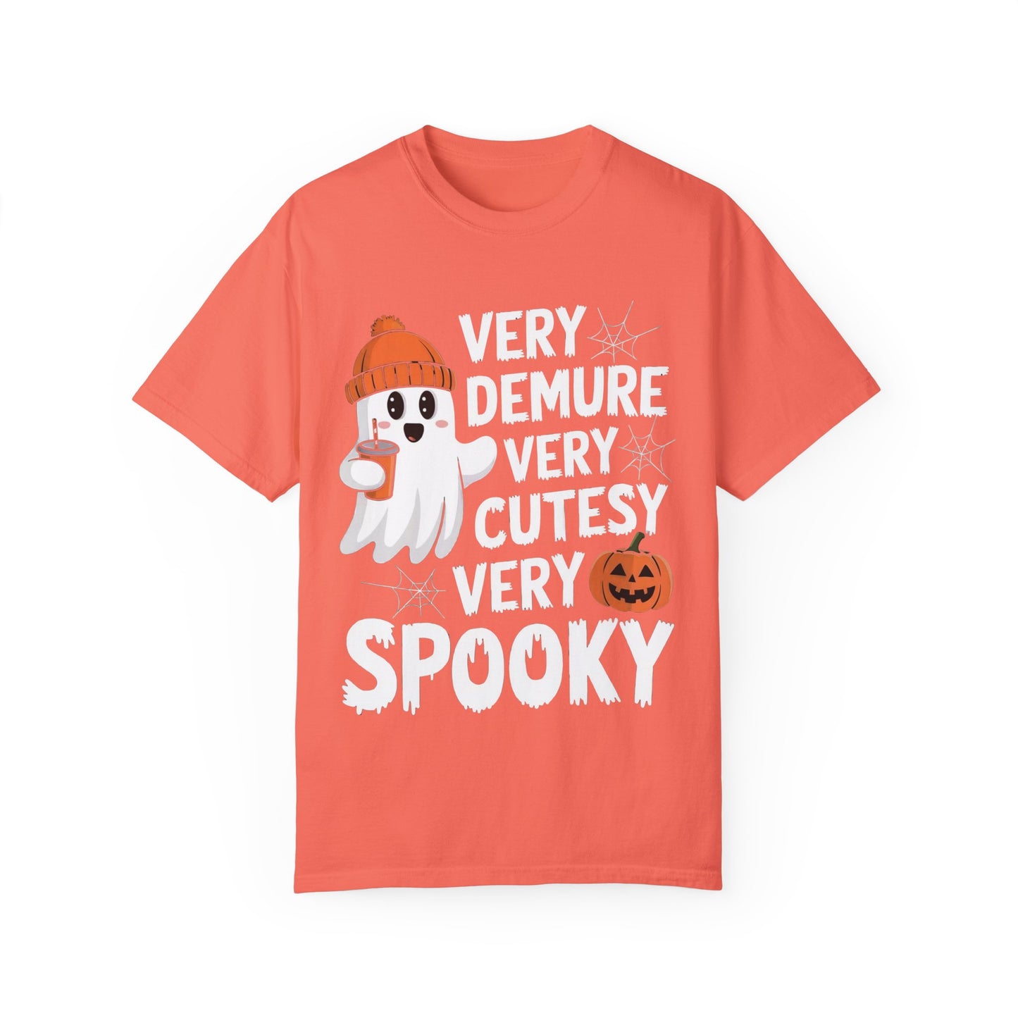 Very Demure Very Cutesy Very Spooky Unisex Garment-Dyed T-shirt