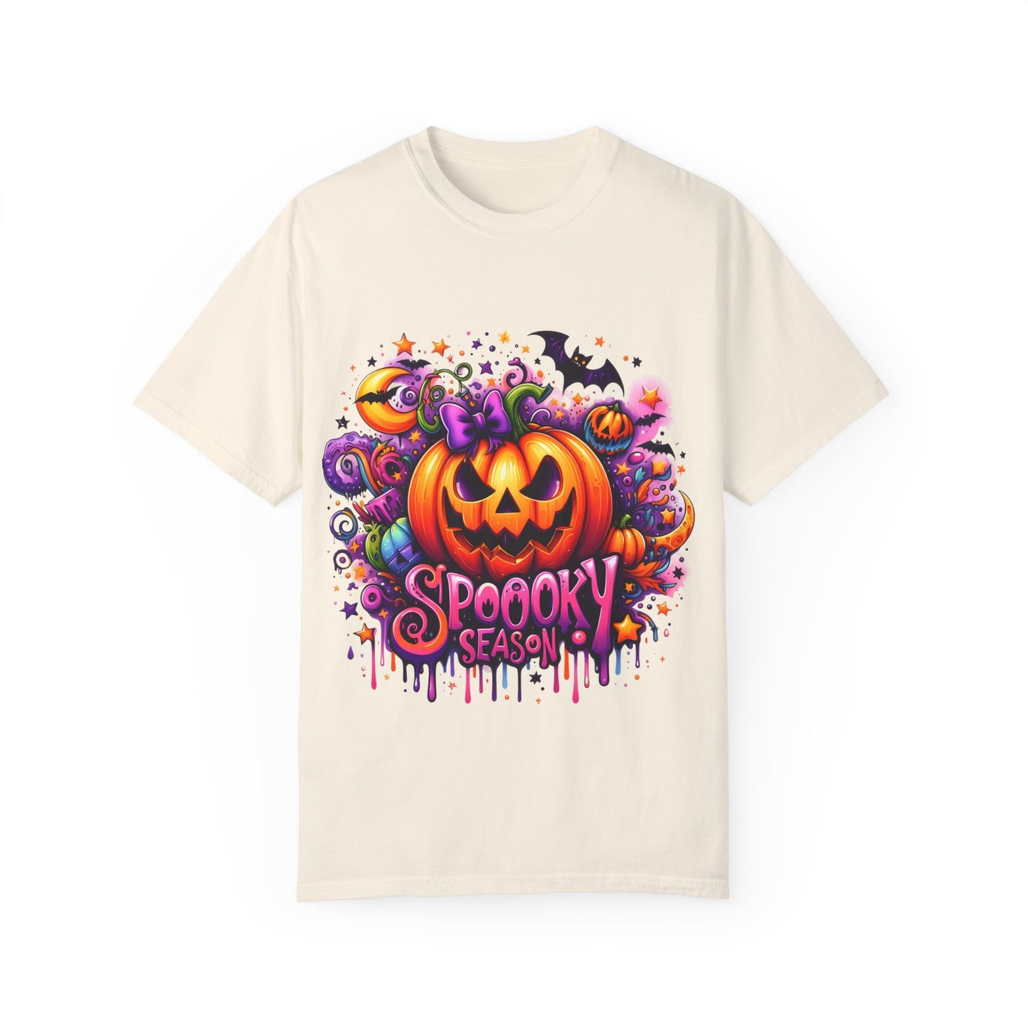 Spooky Season Unisex Garment-Dyed T-shirt