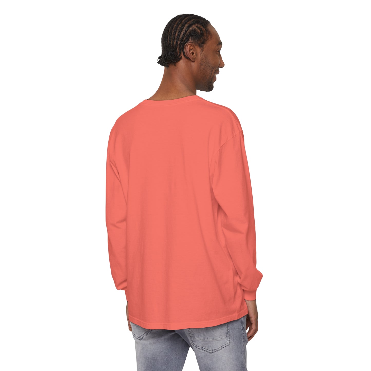 Very Demure Very Cutesy Very Spooky Unisex Garment-dyed Long Sleeve T-Shirt