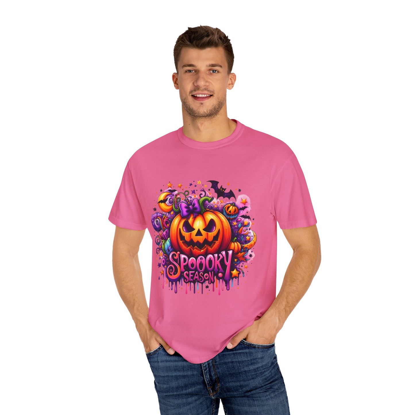 Spooky Season Unisex Garment-Dyed T-shirt