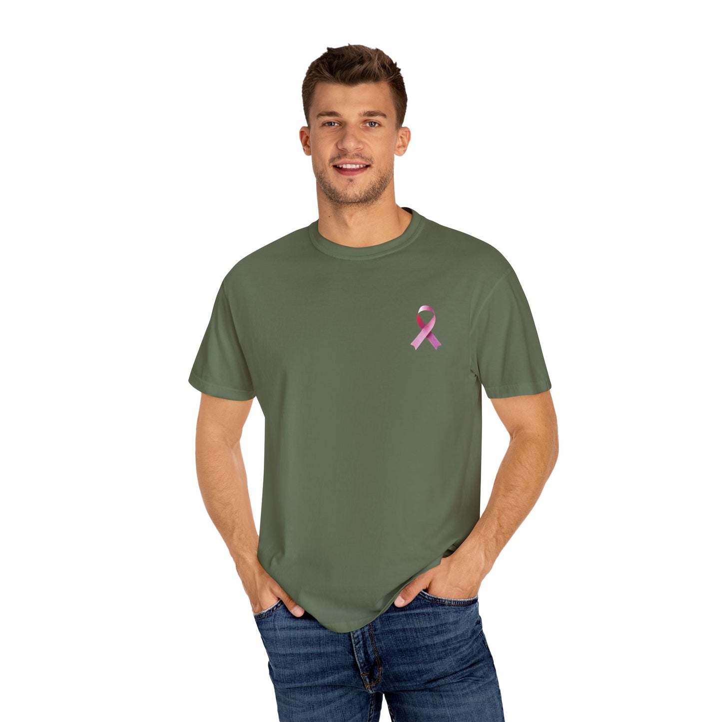 In October We Wear Pink Unisex Garment-Dyed T-shirt