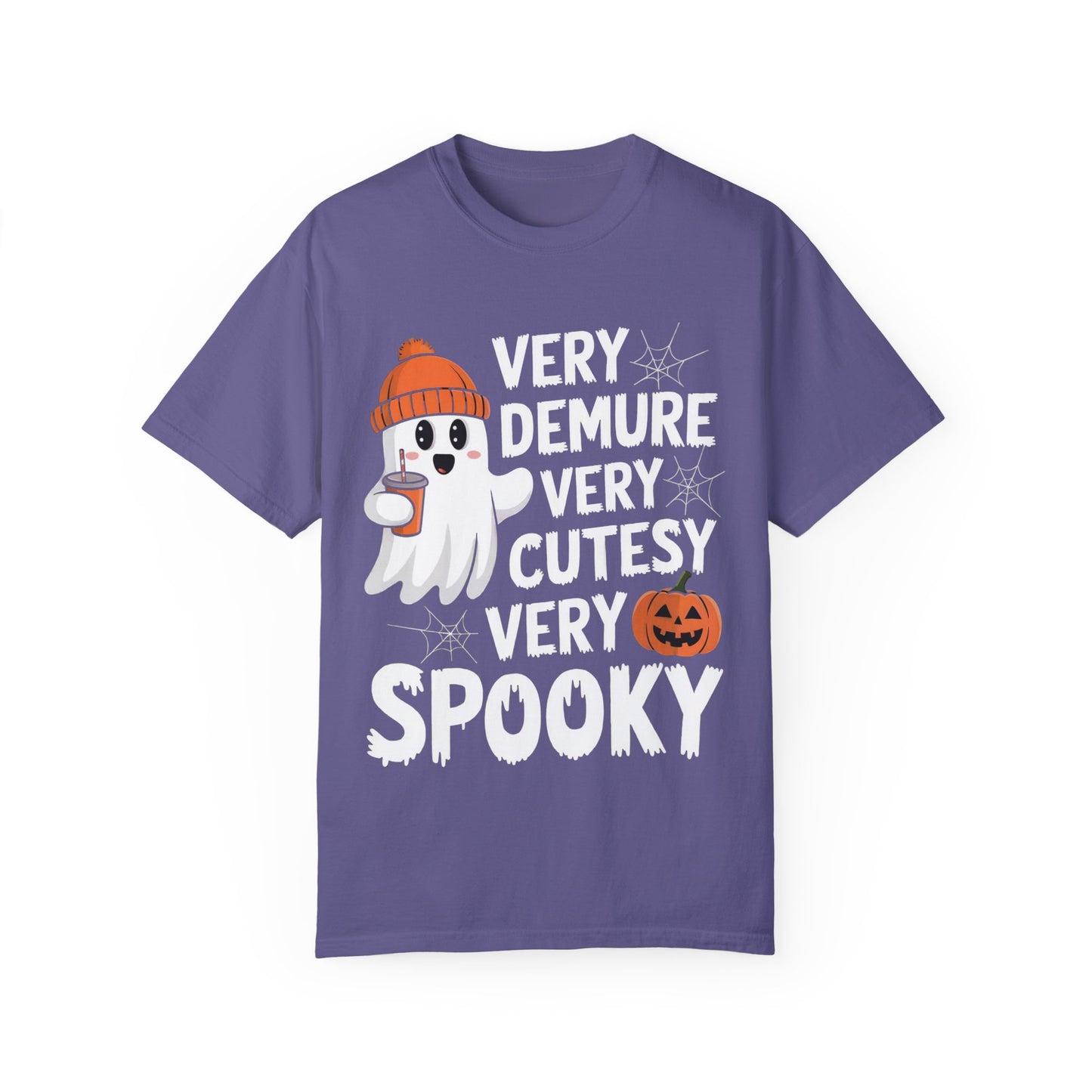 Very Demure Very Cutesy Very Spooky Unisex Garment-Dyed T-shirt