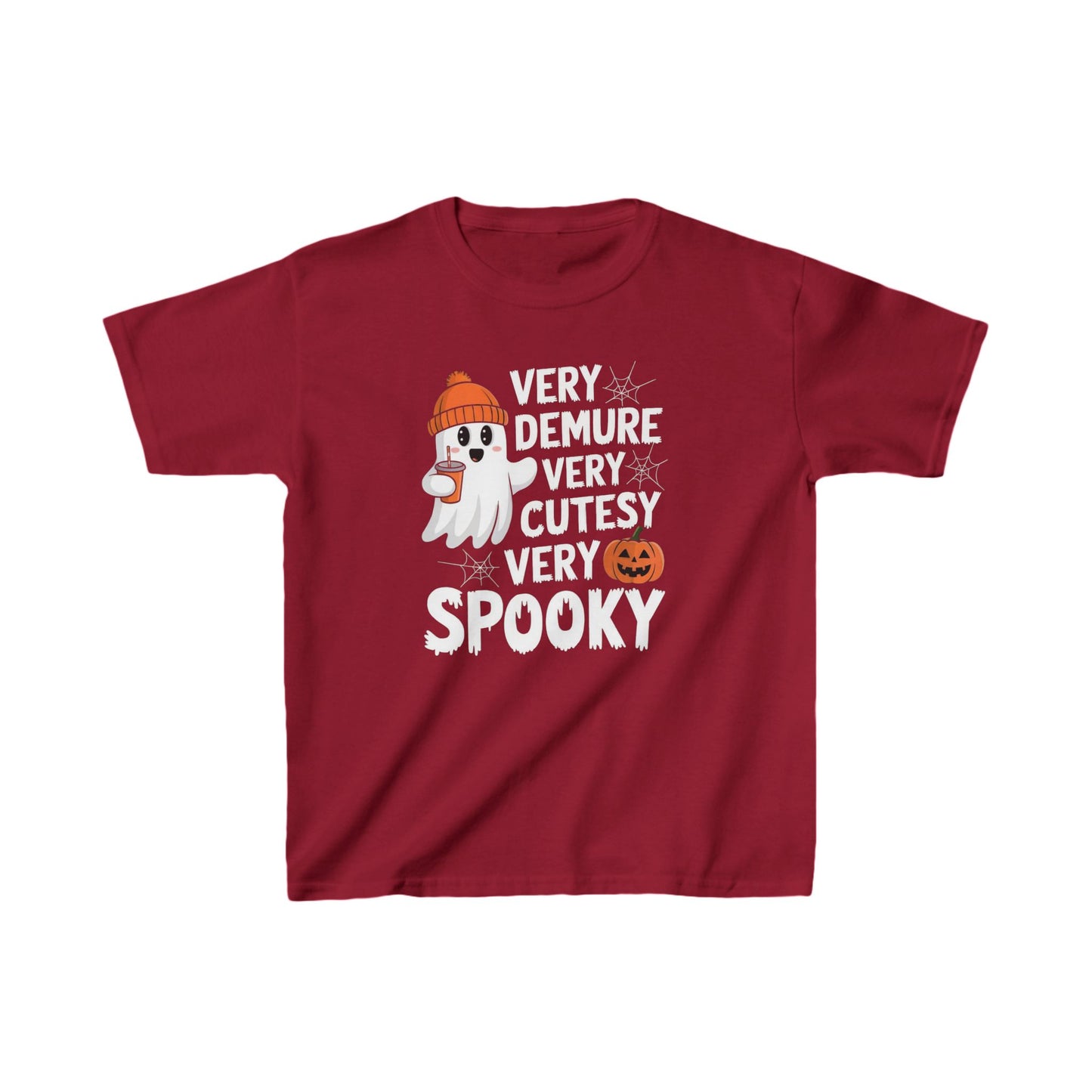 Very Demure Very Cutesy Very Spooky Kids Heavy Cotton™ Tee