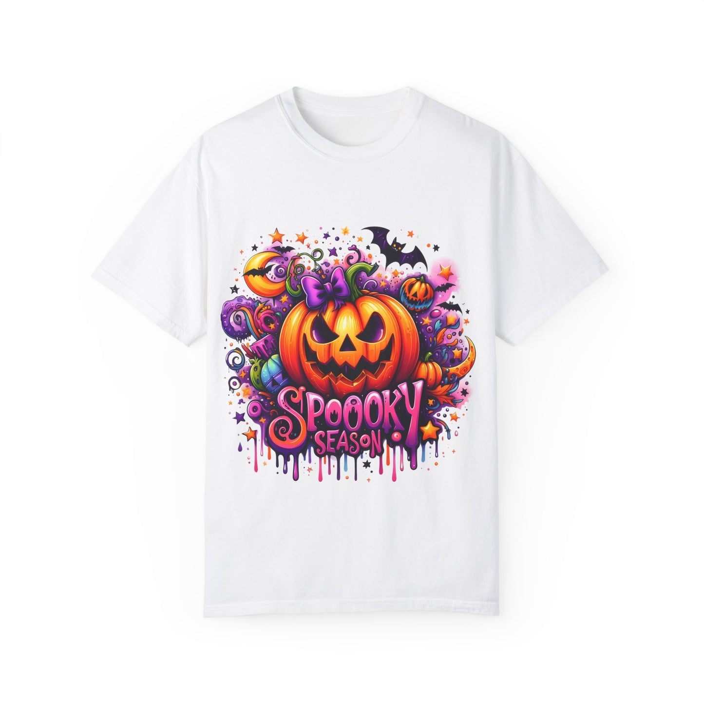 Spooky Season Unisex Garment-Dyed T-shirt