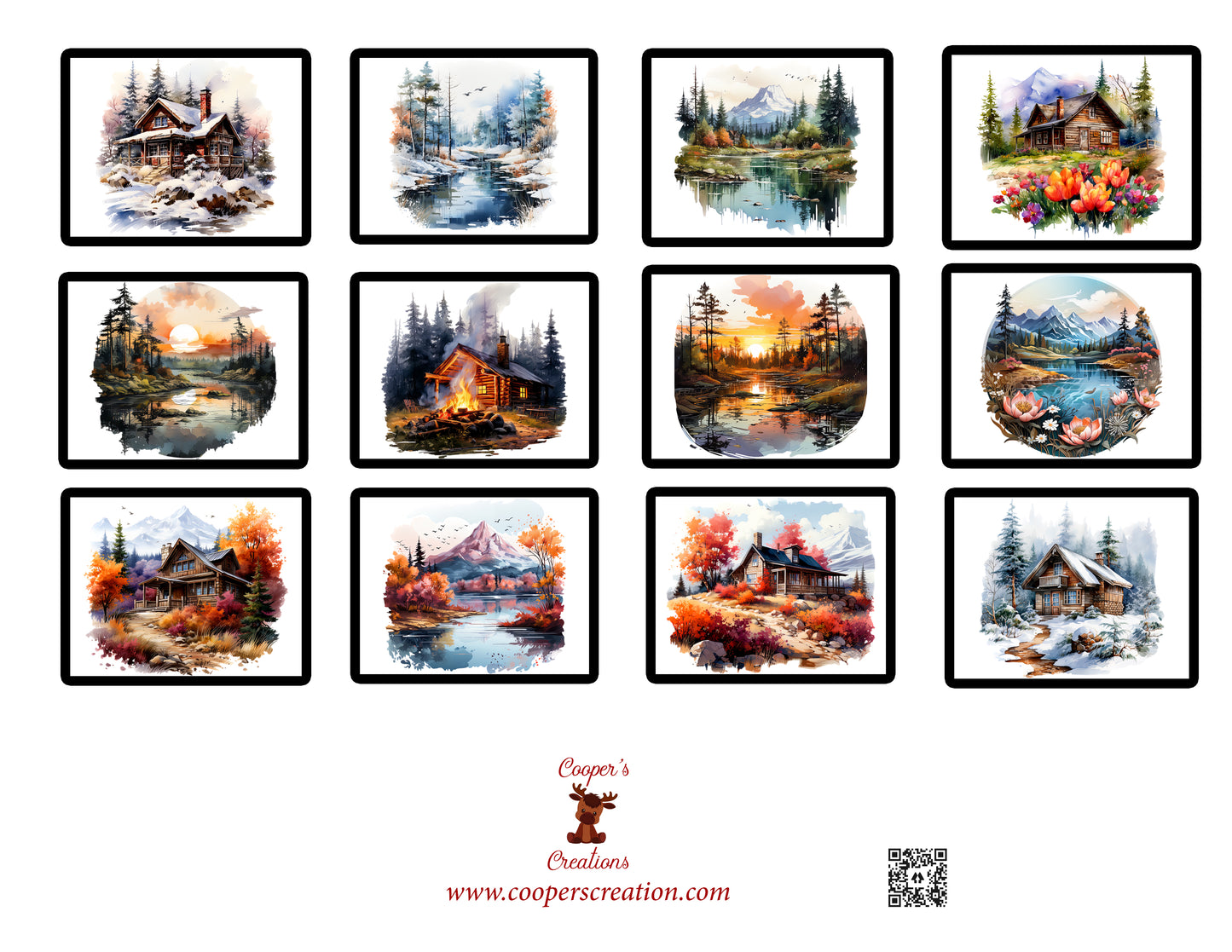 Mountain Scenery Calendar