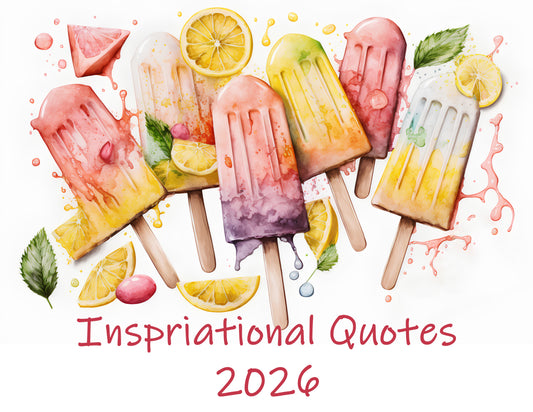 Ice Cream Inspirational Calendar